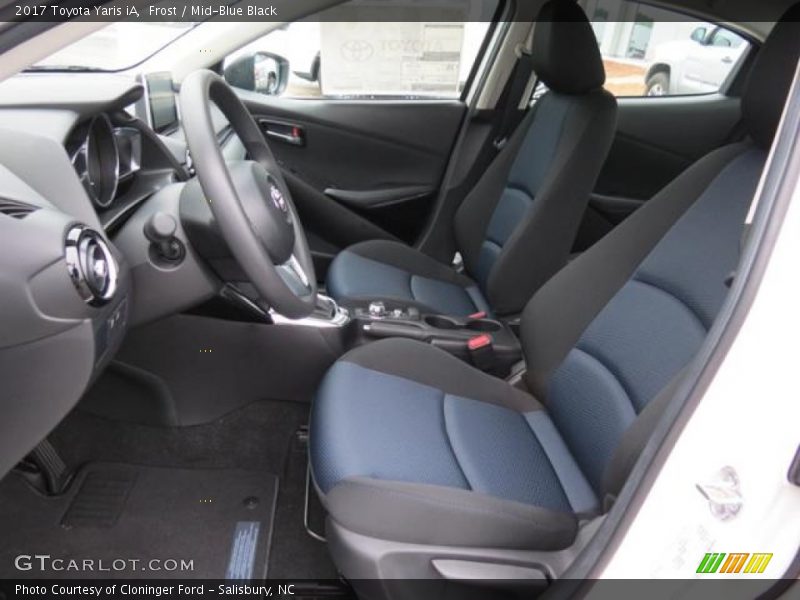 Front Seat of 2017 Yaris iA 