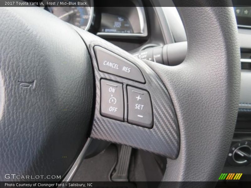 Controls of 2017 Yaris iA 
