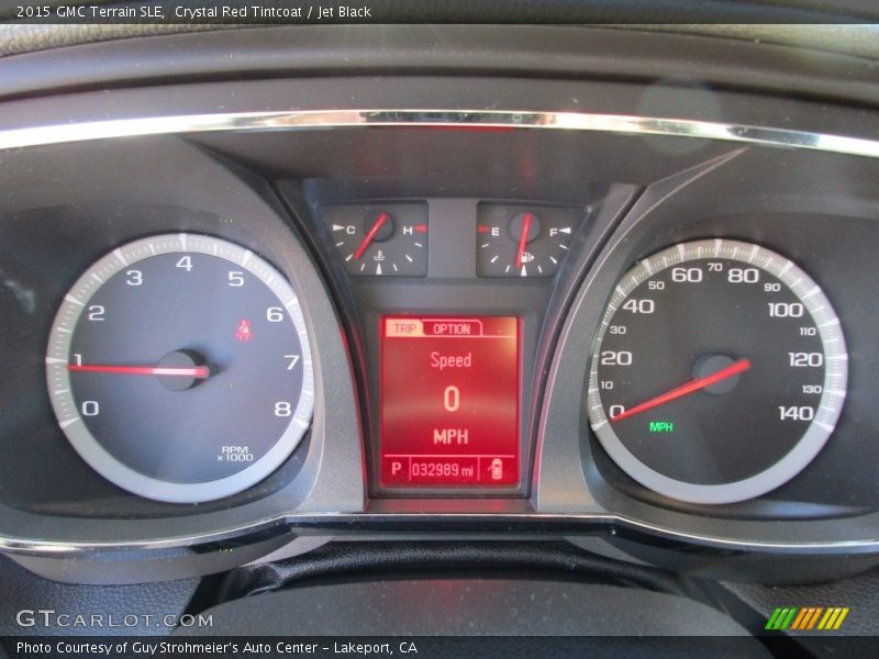 Crystal Red Tintcoat / Jet Black 2015 GMC Terrain SLE