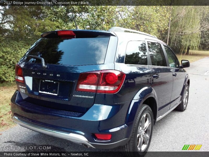 Contusion Blue / Black 2017 Dodge Journey Crossroad