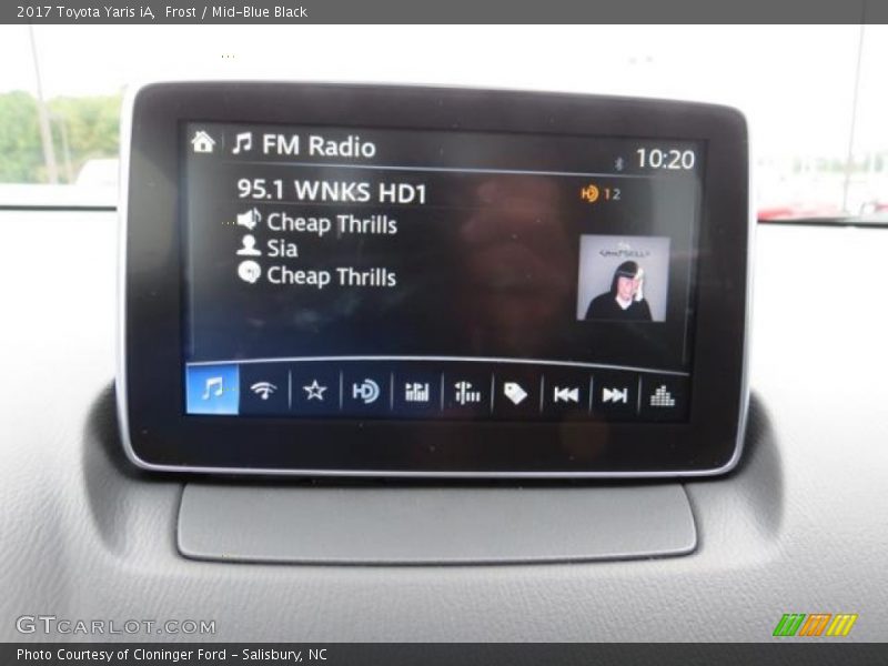 Frost / Mid-Blue Black 2017 Toyota Yaris iA