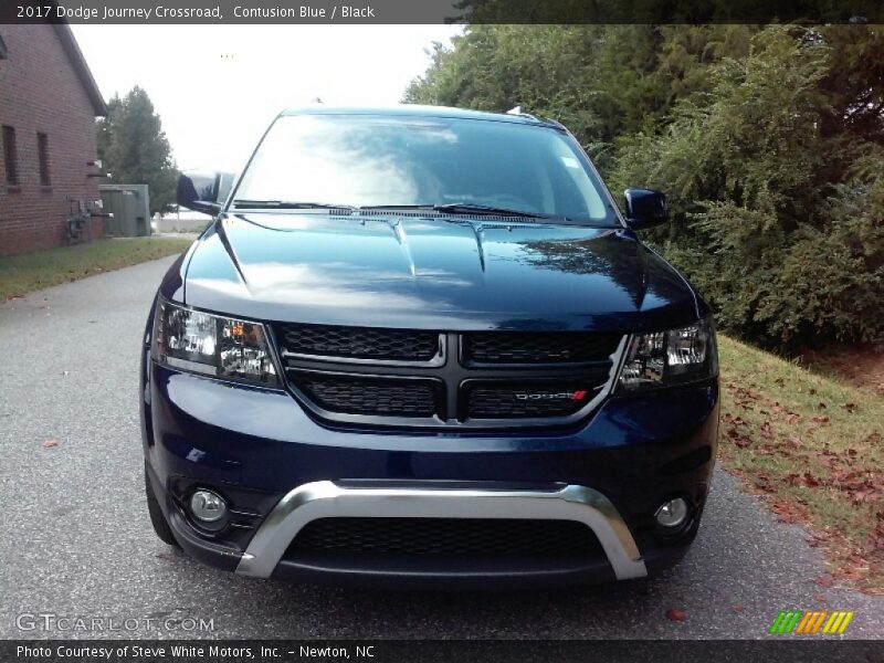 Contusion Blue / Black 2017 Dodge Journey Crossroad