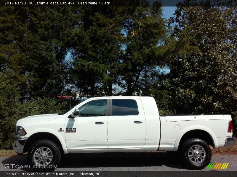  2017 3500 Laramie Mega Cab 4x4 Pearl White