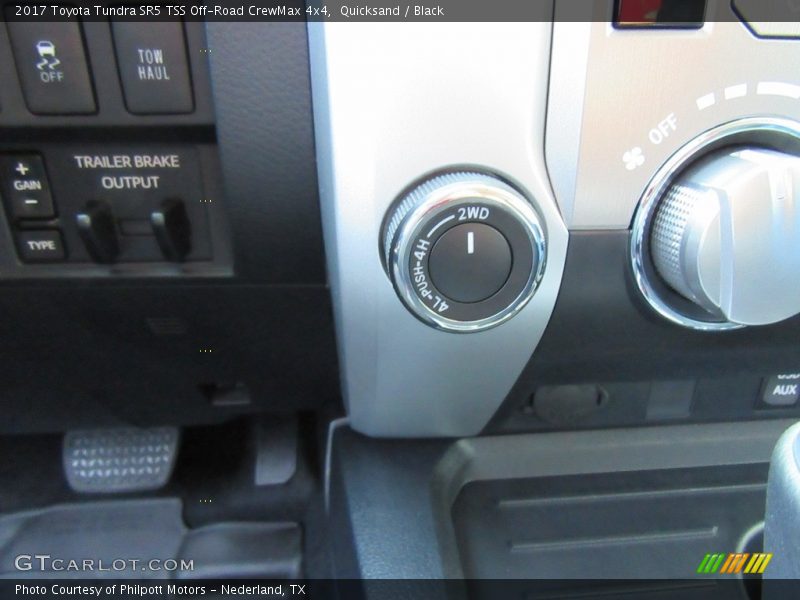 Controls of 2017 Tundra SR5 TSS Off-Road CrewMax 4x4