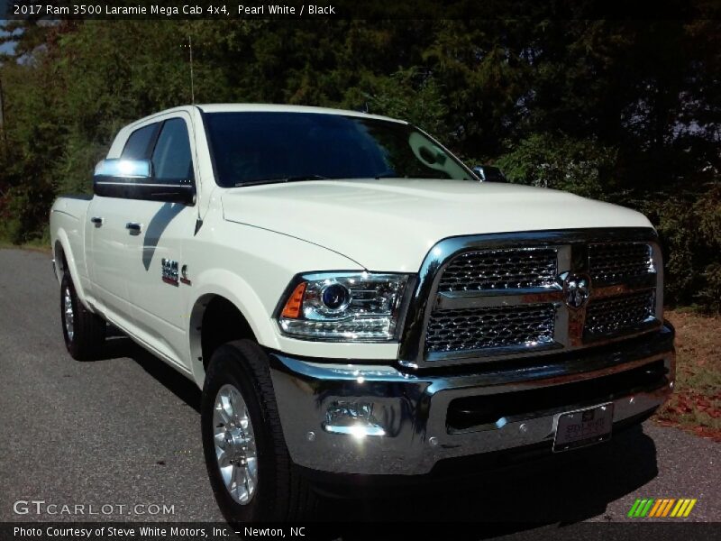 Front 3/4 View of 2017 3500 Laramie Mega Cab 4x4