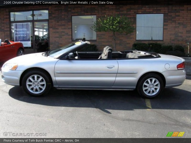 Bright Silver Metallic / Dark Slate Gray 2006 Chrysler Sebring GTC Convertible