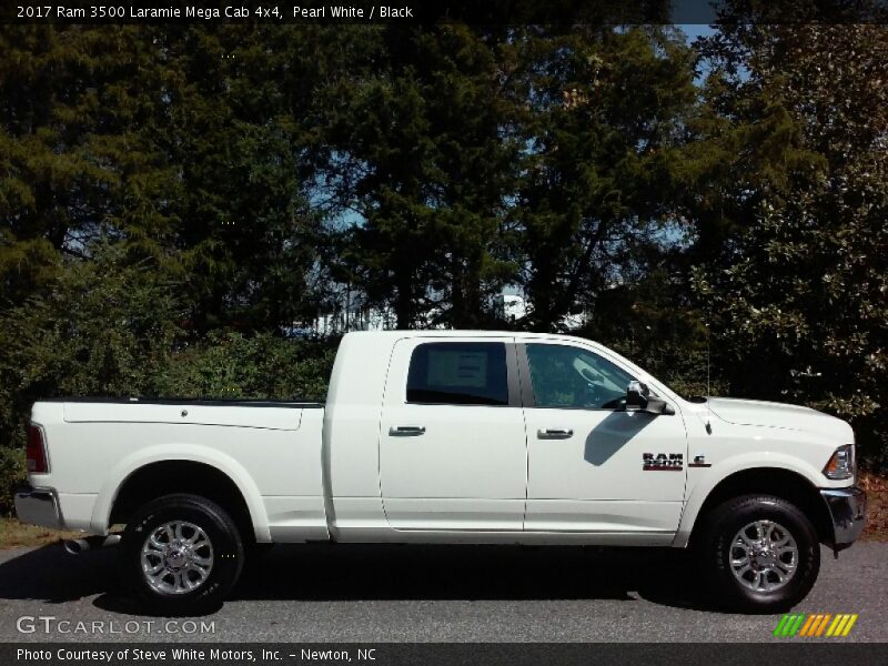  2017 3500 Laramie Mega Cab 4x4 Pearl White