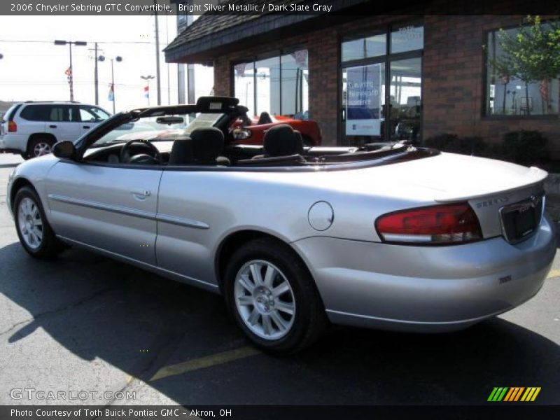 Bright Silver Metallic / Dark Slate Gray 2006 Chrysler Sebring GTC Convertible