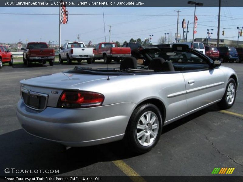 Bright Silver Metallic / Dark Slate Gray 2006 Chrysler Sebring GTC Convertible