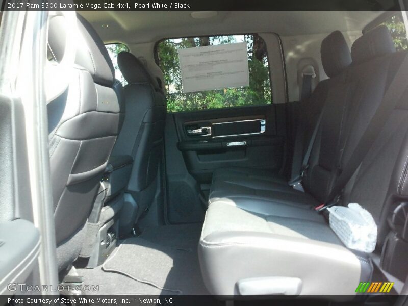 Rear Seat of 2017 3500 Laramie Mega Cab 4x4
