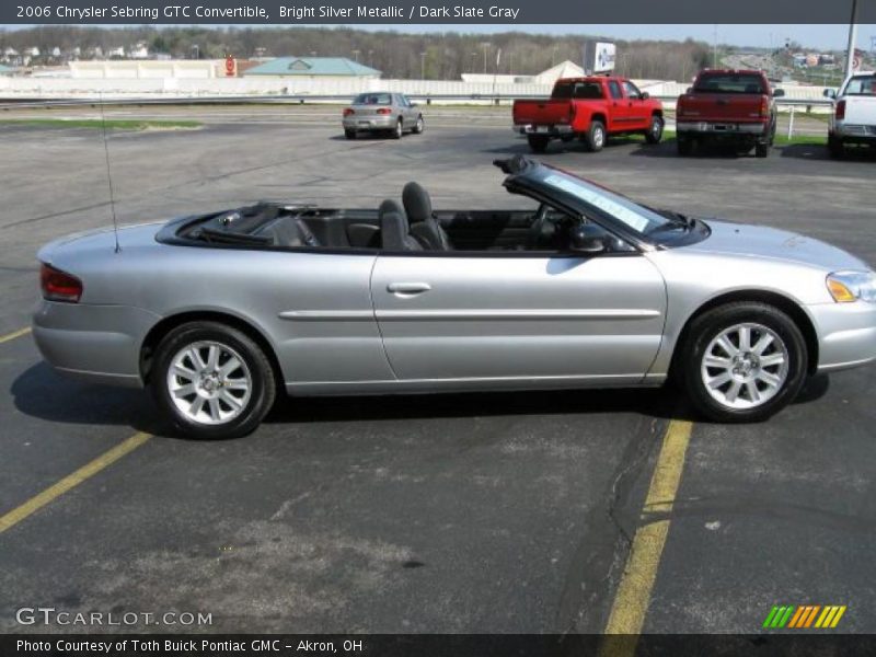 Bright Silver Metallic / Dark Slate Gray 2006 Chrysler Sebring GTC Convertible
