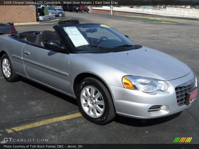 Bright Silver Metallic / Dark Slate Gray 2006 Chrysler Sebring GTC Convertible
