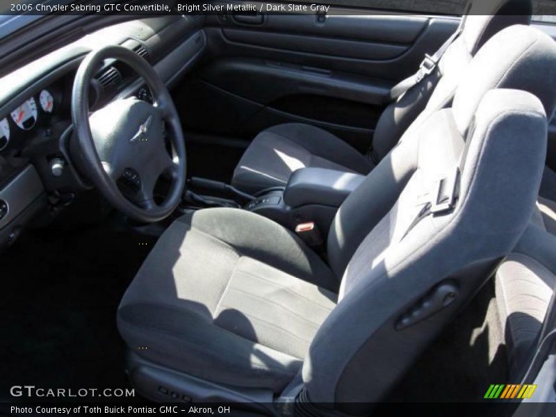 Bright Silver Metallic / Dark Slate Gray 2006 Chrysler Sebring GTC Convertible