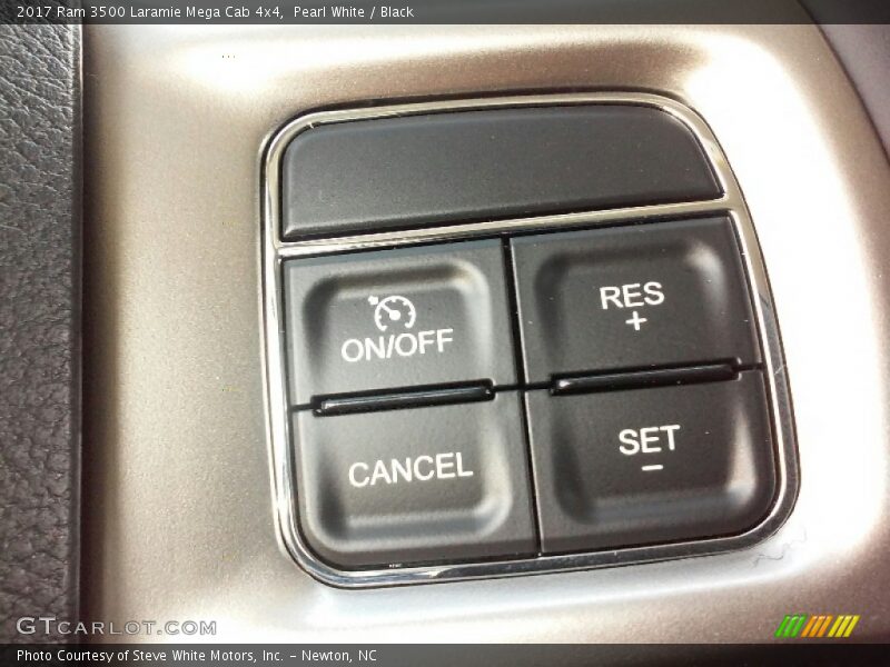 Controls of 2017 3500 Laramie Mega Cab 4x4