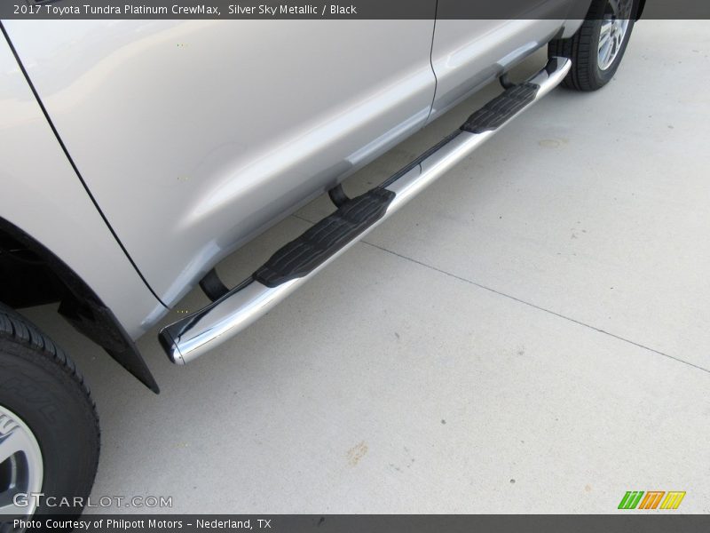 Silver Sky Metallic / Black 2017 Toyota Tundra Platinum CrewMax