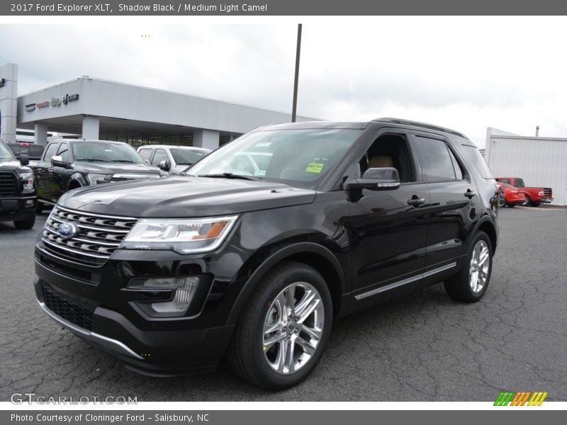 Shadow Black / Medium Light Camel 2017 Ford Explorer XLT