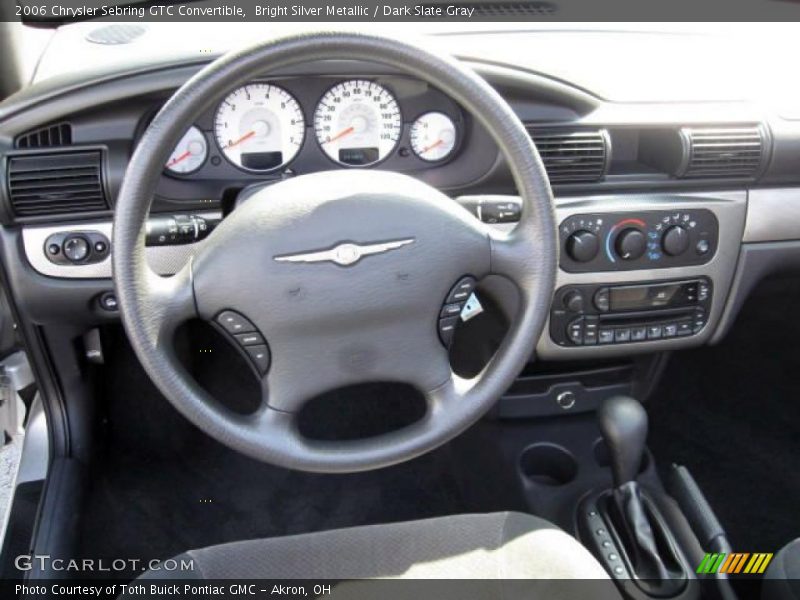 Bright Silver Metallic / Dark Slate Gray 2006 Chrysler Sebring GTC Convertible