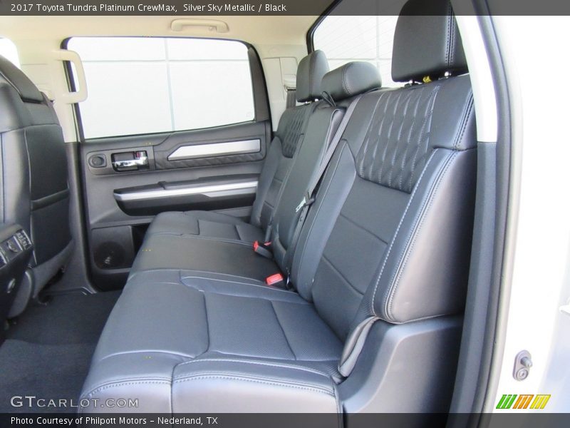 Rear Seat of 2017 Tundra Platinum CrewMax