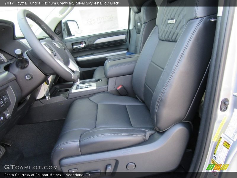  2017 Tundra Platinum CrewMax Black Interior