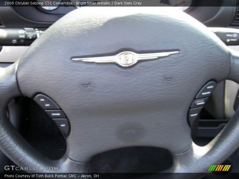 Bright Silver Metallic / Dark Slate Gray 2006 Chrysler Sebring GTC Convertible