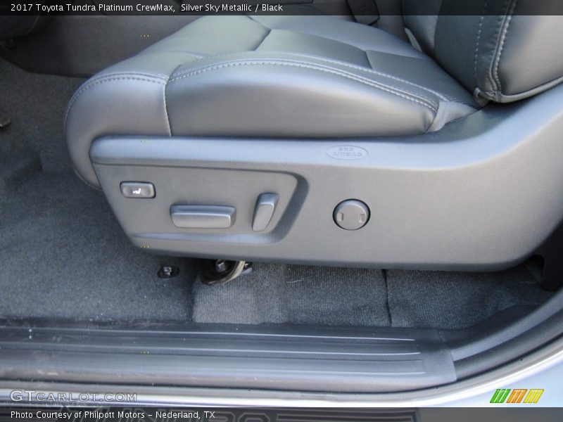 Front Seat of 2017 Tundra Platinum CrewMax