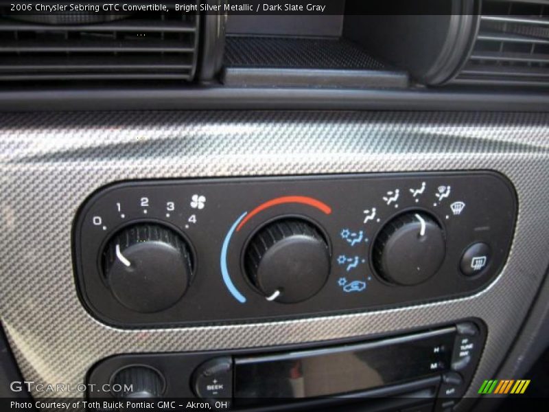 Bright Silver Metallic / Dark Slate Gray 2006 Chrysler Sebring GTC Convertible