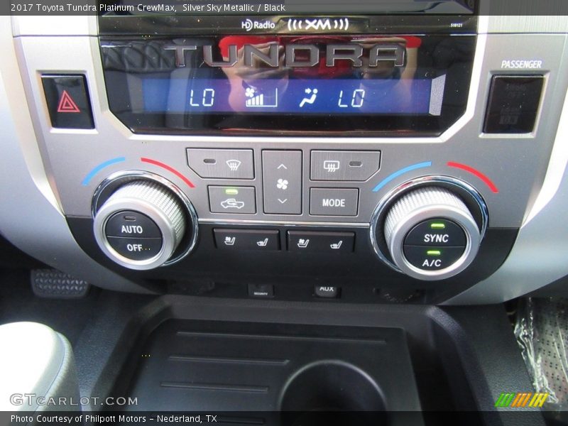 Controls of 2017 Tundra Platinum CrewMax