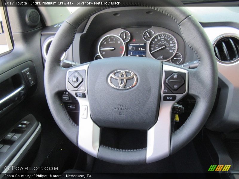  2017 Tundra Platinum CrewMax Steering Wheel