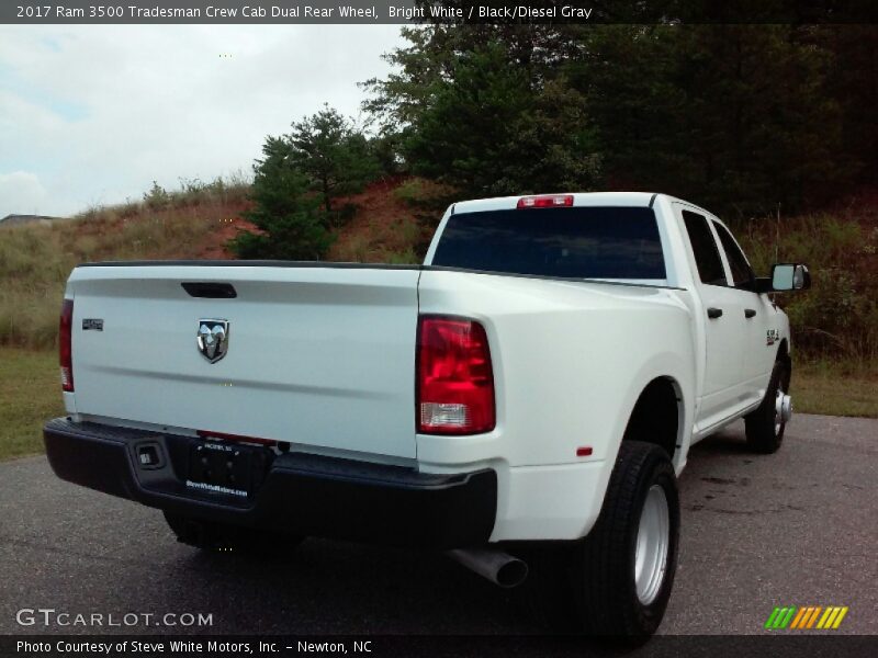 Bright White / Black/Diesel Gray 2017 Ram 3500 Tradesman Crew Cab Dual Rear Wheel