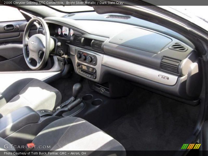 Bright Silver Metallic / Dark Slate Gray 2006 Chrysler Sebring GTC Convertible
