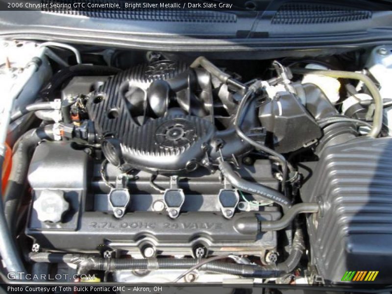Bright Silver Metallic / Dark Slate Gray 2006 Chrysler Sebring GTC Convertible