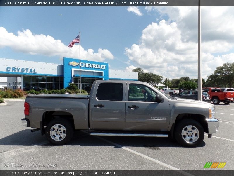 Graystone Metallic / Light Titanium/Dark Titanium 2013 Chevrolet Silverado 1500 LT Crew Cab