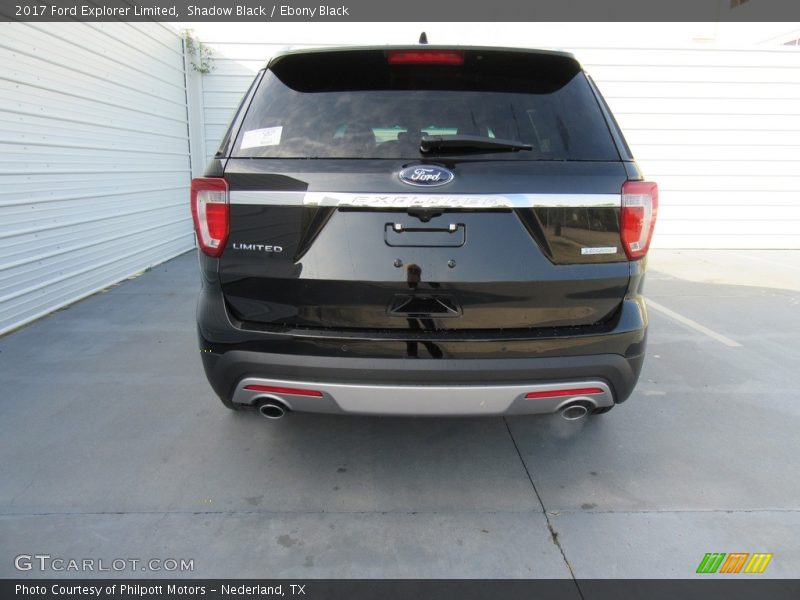 Shadow Black / Ebony Black 2017 Ford Explorer Limited