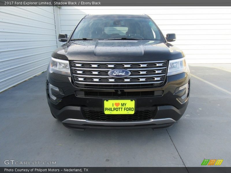 Shadow Black / Ebony Black 2017 Ford Explorer Limited