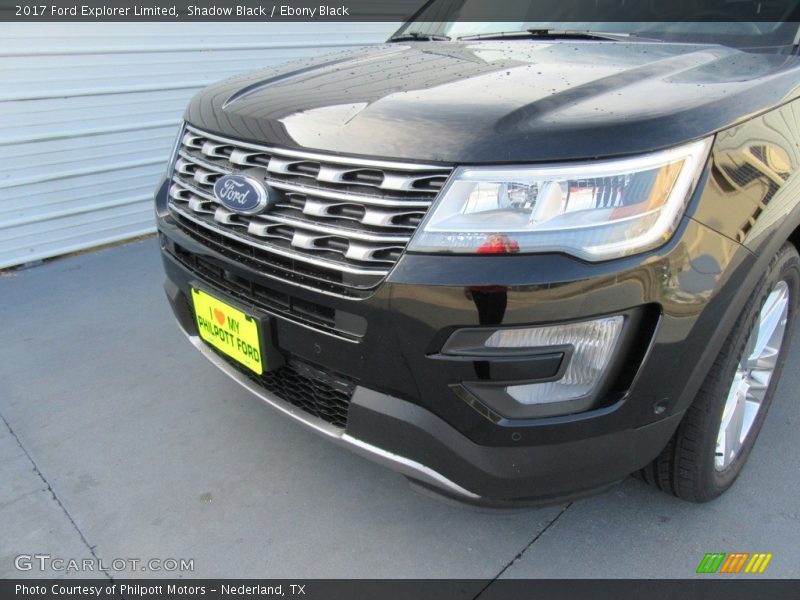 Shadow Black / Ebony Black 2017 Ford Explorer Limited