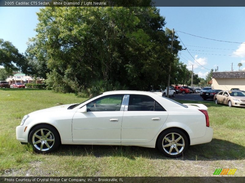 White Diamond / Light Neutral 2005 Cadillac CTS Sedan