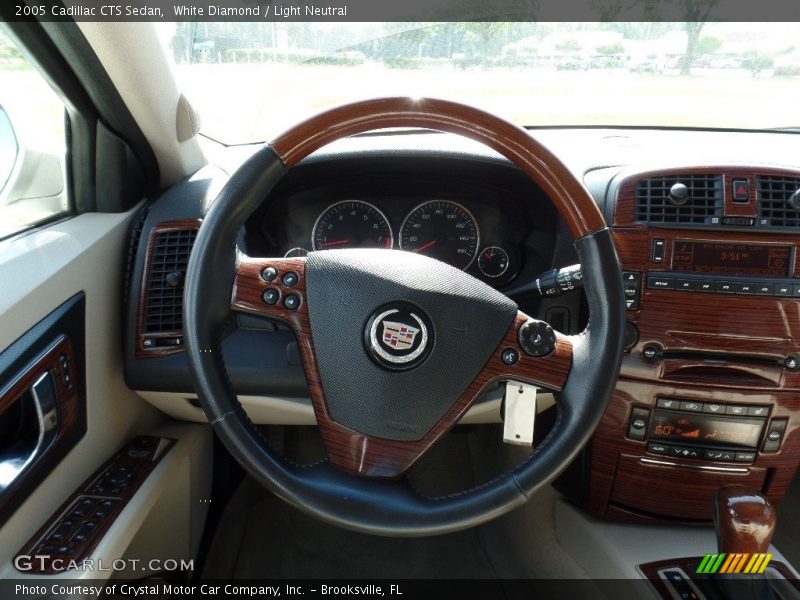 White Diamond / Light Neutral 2005 Cadillac CTS Sedan