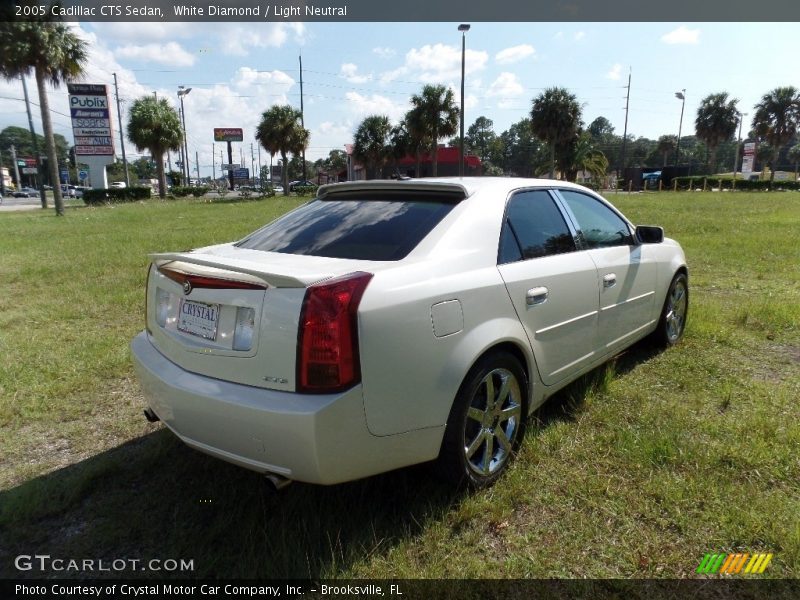 White Diamond / Light Neutral 2005 Cadillac CTS Sedan