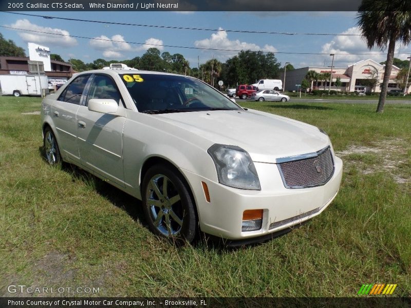 White Diamond / Light Neutral 2005 Cadillac CTS Sedan