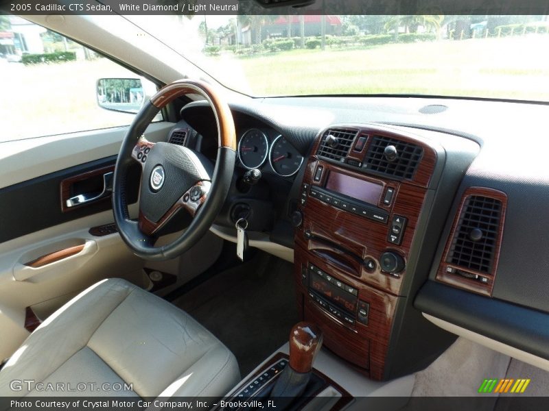White Diamond / Light Neutral 2005 Cadillac CTS Sedan