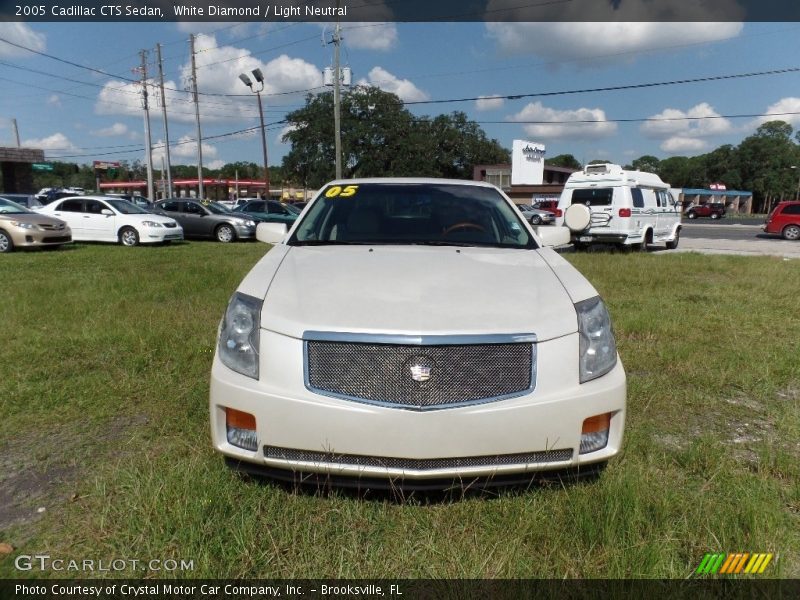 White Diamond / Light Neutral 2005 Cadillac CTS Sedan