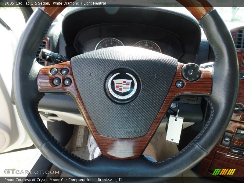 White Diamond / Light Neutral 2005 Cadillac CTS Sedan