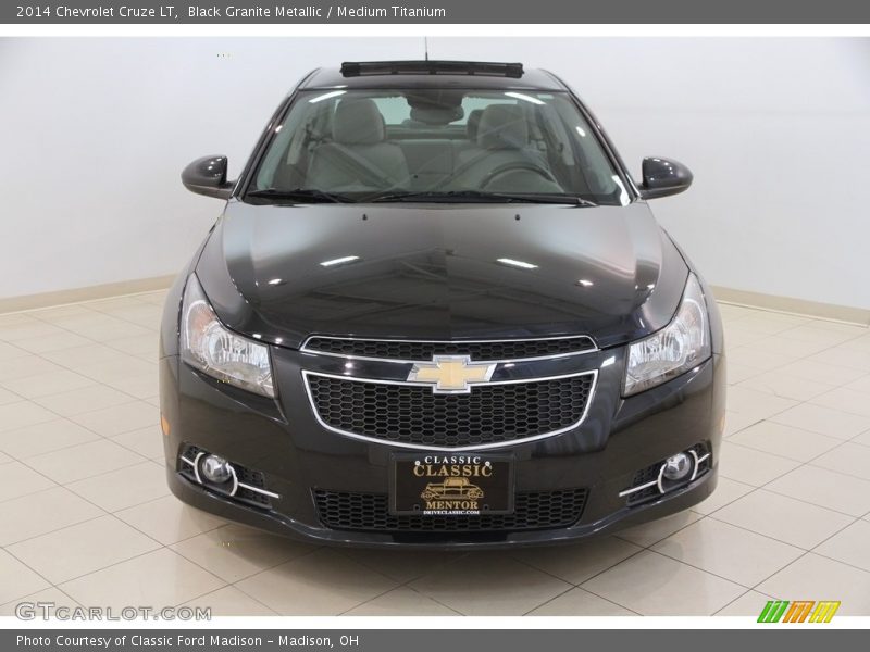 Black Granite Metallic / Medium Titanium 2014 Chevrolet Cruze LT