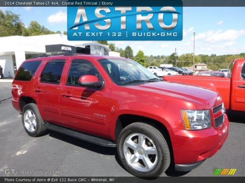 Crystal Red Tintcoat / Ebony 2014 Chevrolet Tahoe LT 4x4