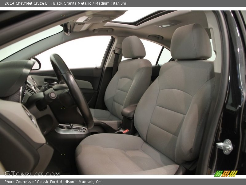 Black Granite Metallic / Medium Titanium 2014 Chevrolet Cruze LT