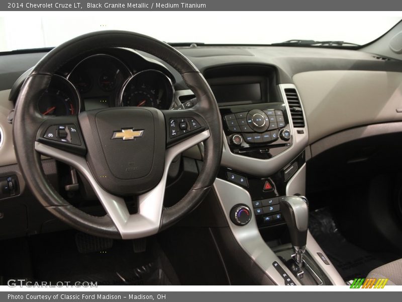 Black Granite Metallic / Medium Titanium 2014 Chevrolet Cruze LT