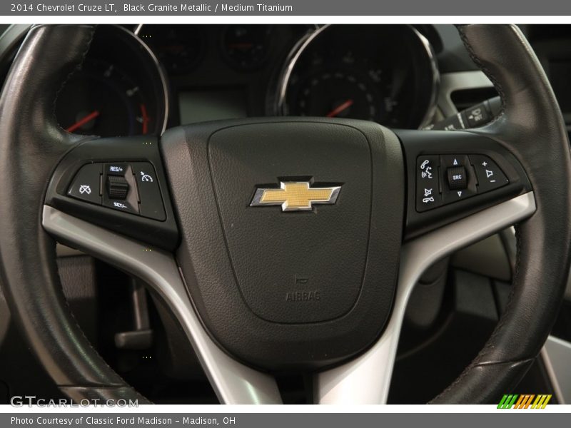 Black Granite Metallic / Medium Titanium 2014 Chevrolet Cruze LT