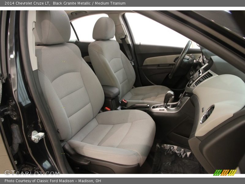 Black Granite Metallic / Medium Titanium 2014 Chevrolet Cruze LT