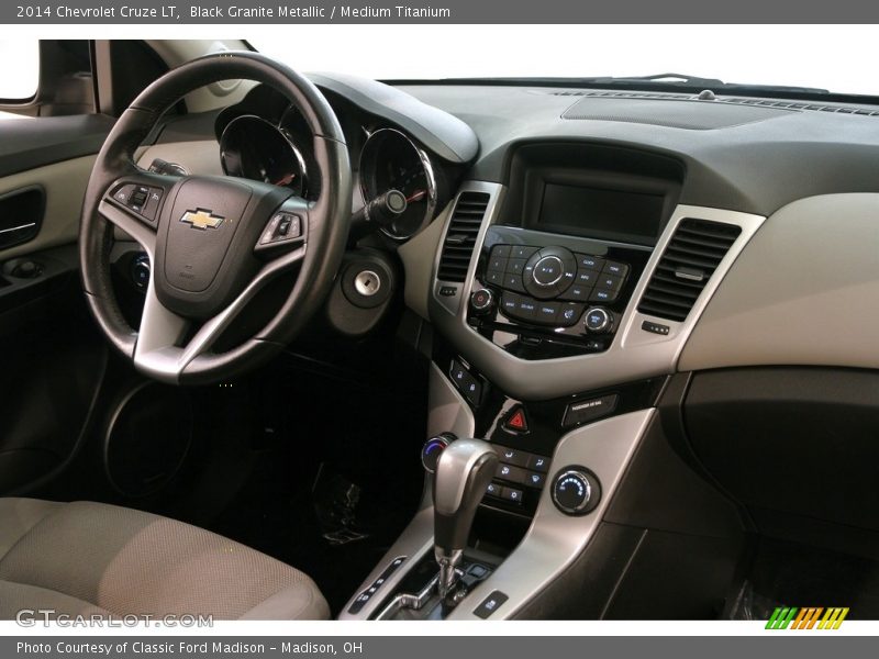 Black Granite Metallic / Medium Titanium 2014 Chevrolet Cruze LT