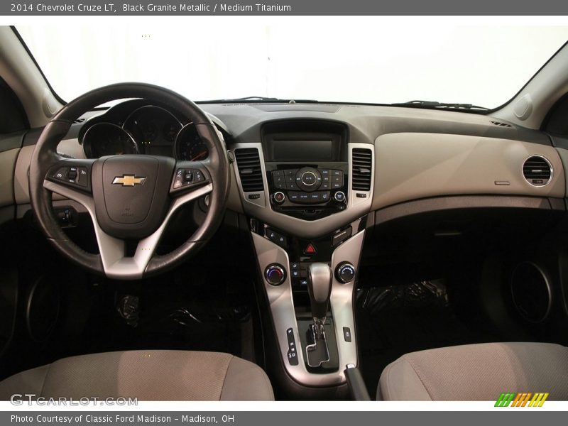Black Granite Metallic / Medium Titanium 2014 Chevrolet Cruze LT